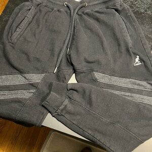 Kangol Black and Grey Joggers size S